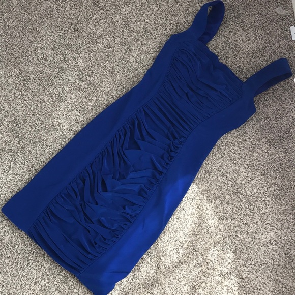 Royal Blue Ruched Bodycon - Picture 3 of 5